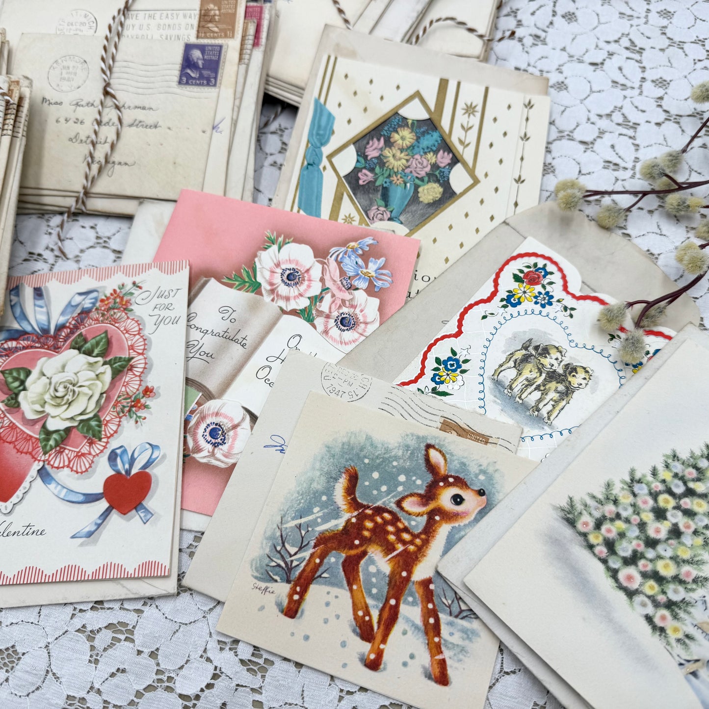 Vintage Envelopes and Greeting Card Sets
