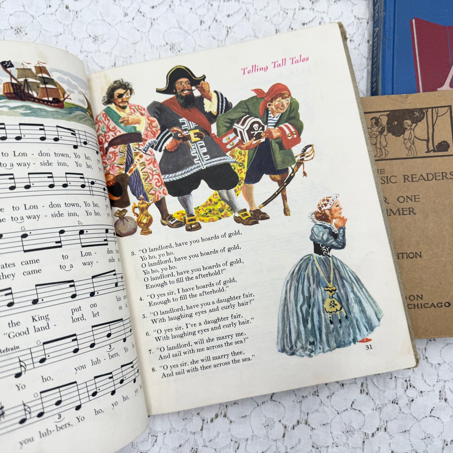 Vintage Music Book Set