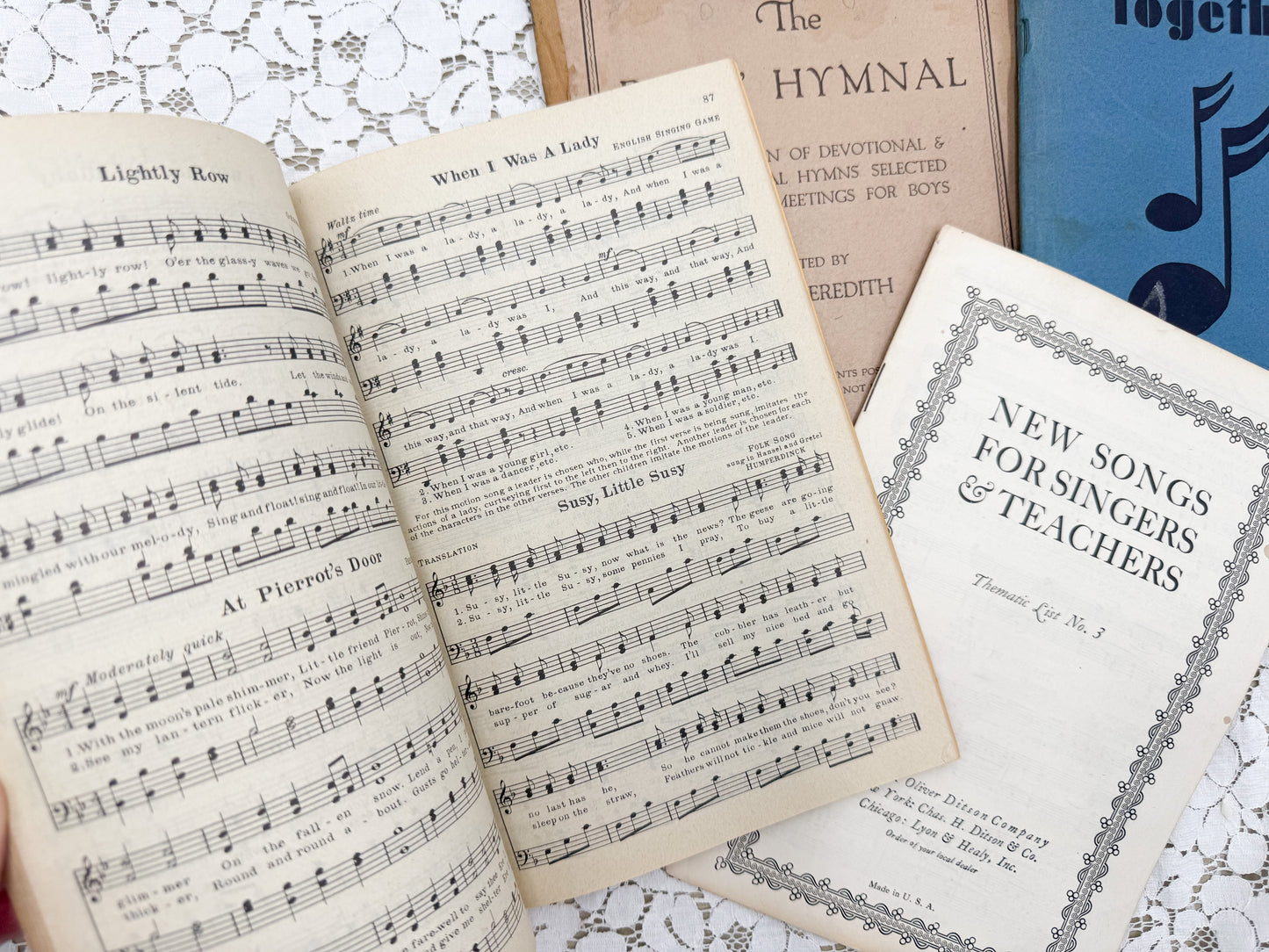 Vintage Music Booklet Set