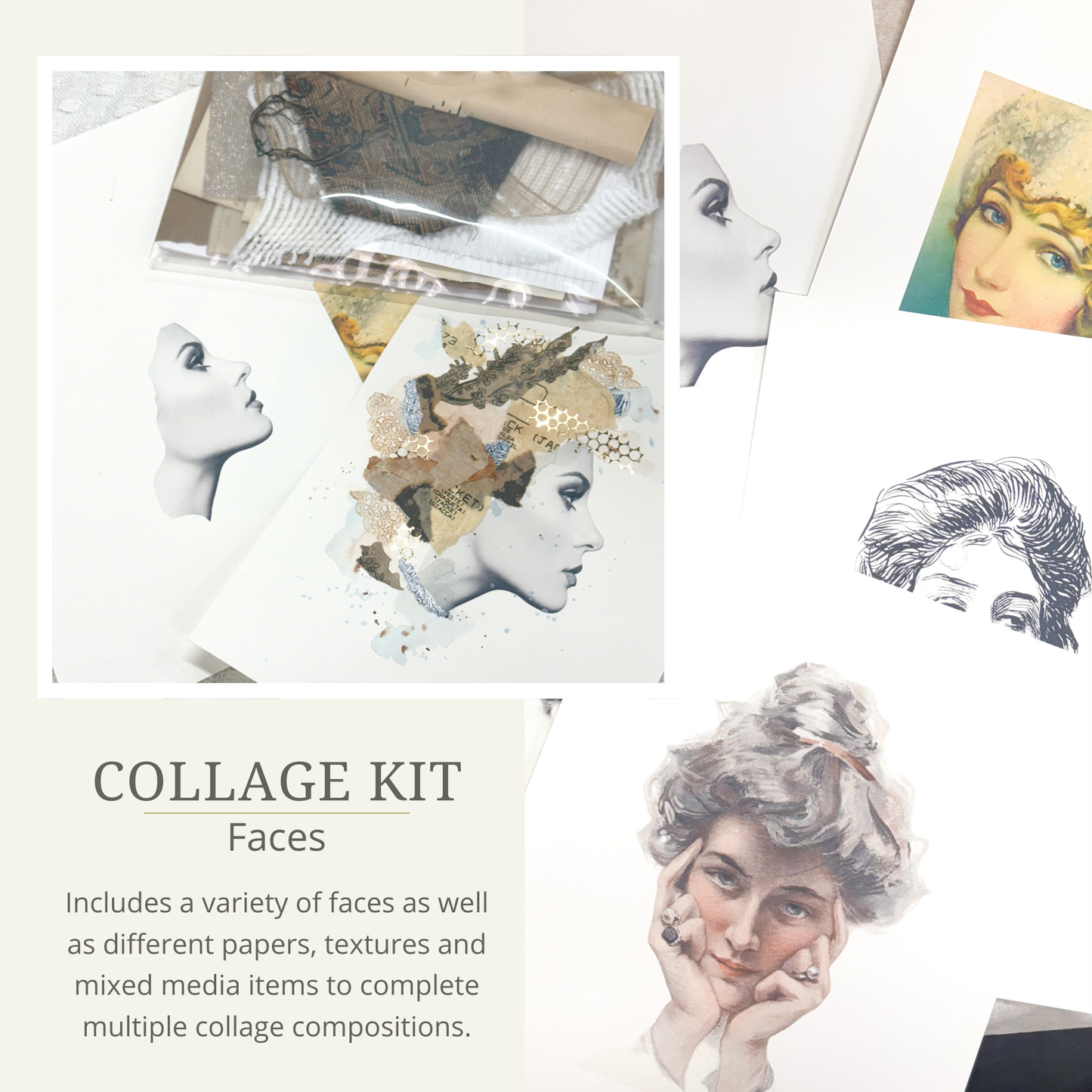 Collage Kit- Faces