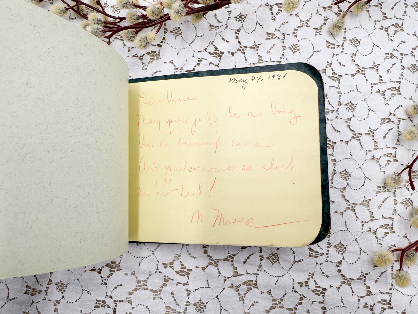 Vintage Autograph Book