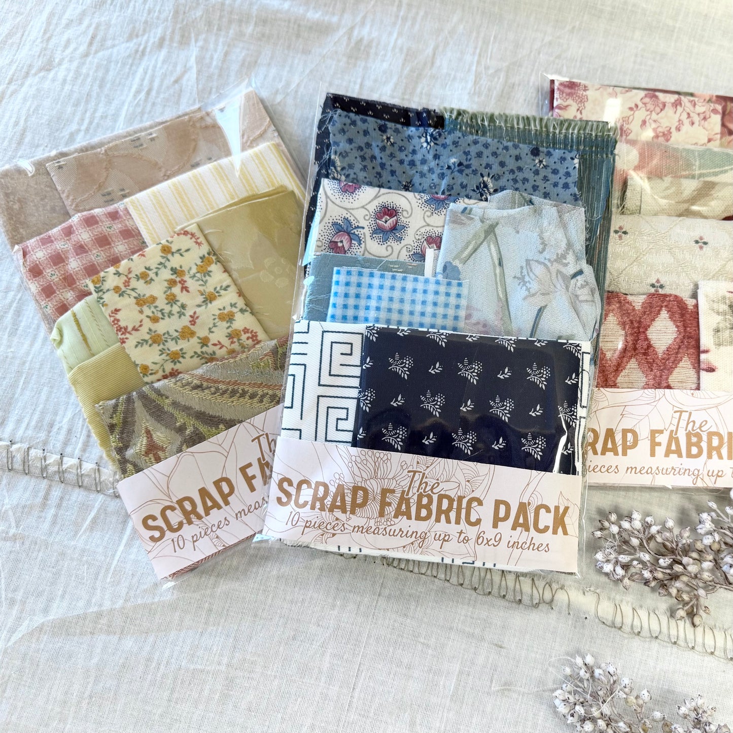 Fabric Scraps by Color (6x9)