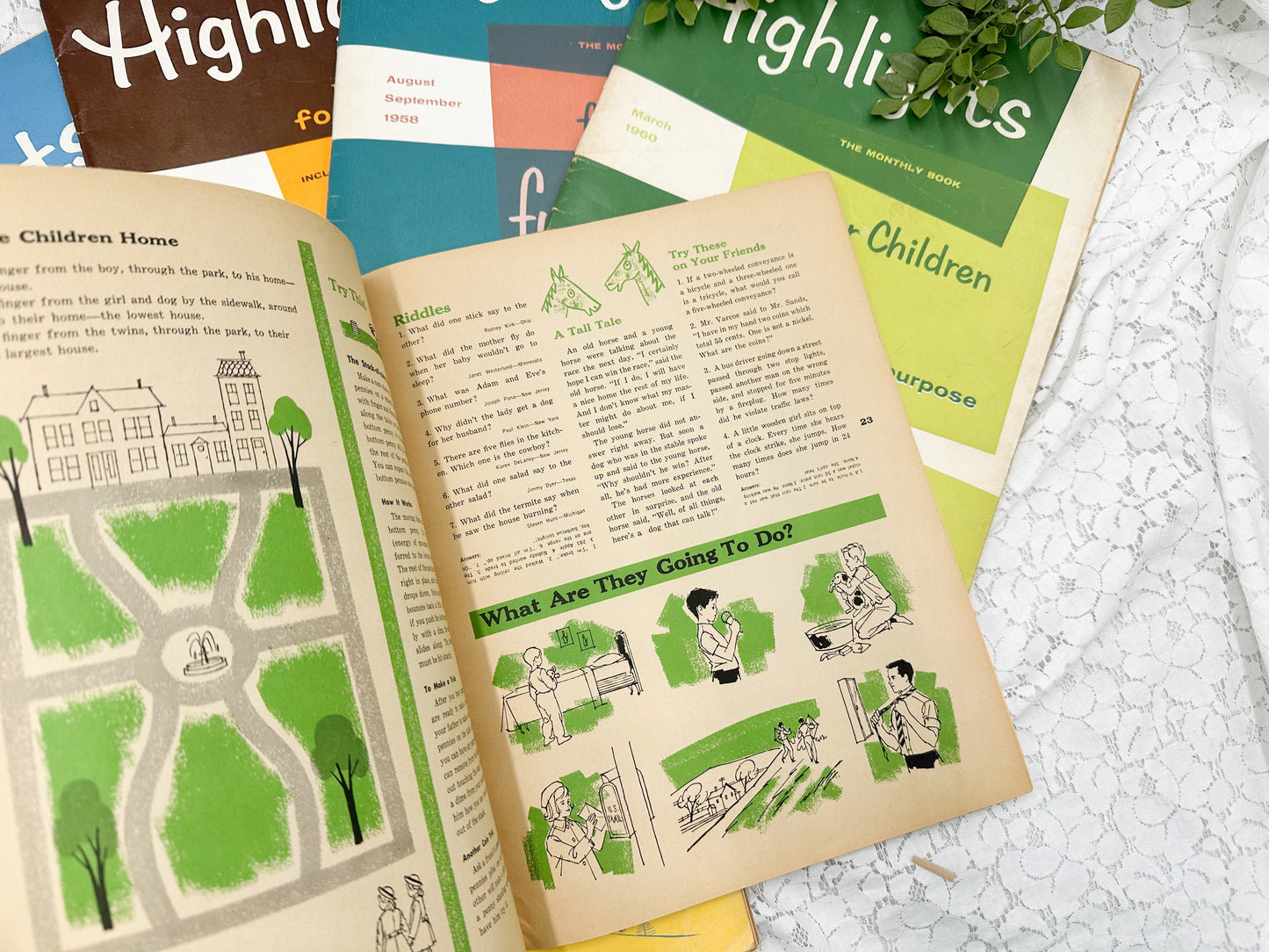 Vintage Highlight Magazines (Set of 6)