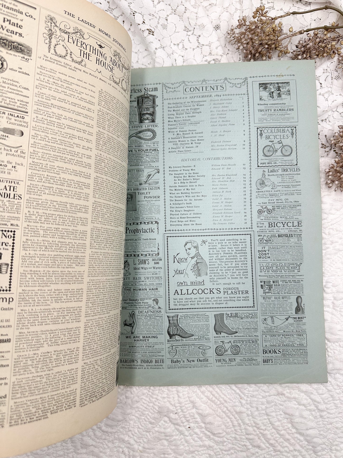 1894 Ladies Home Journal Magazine