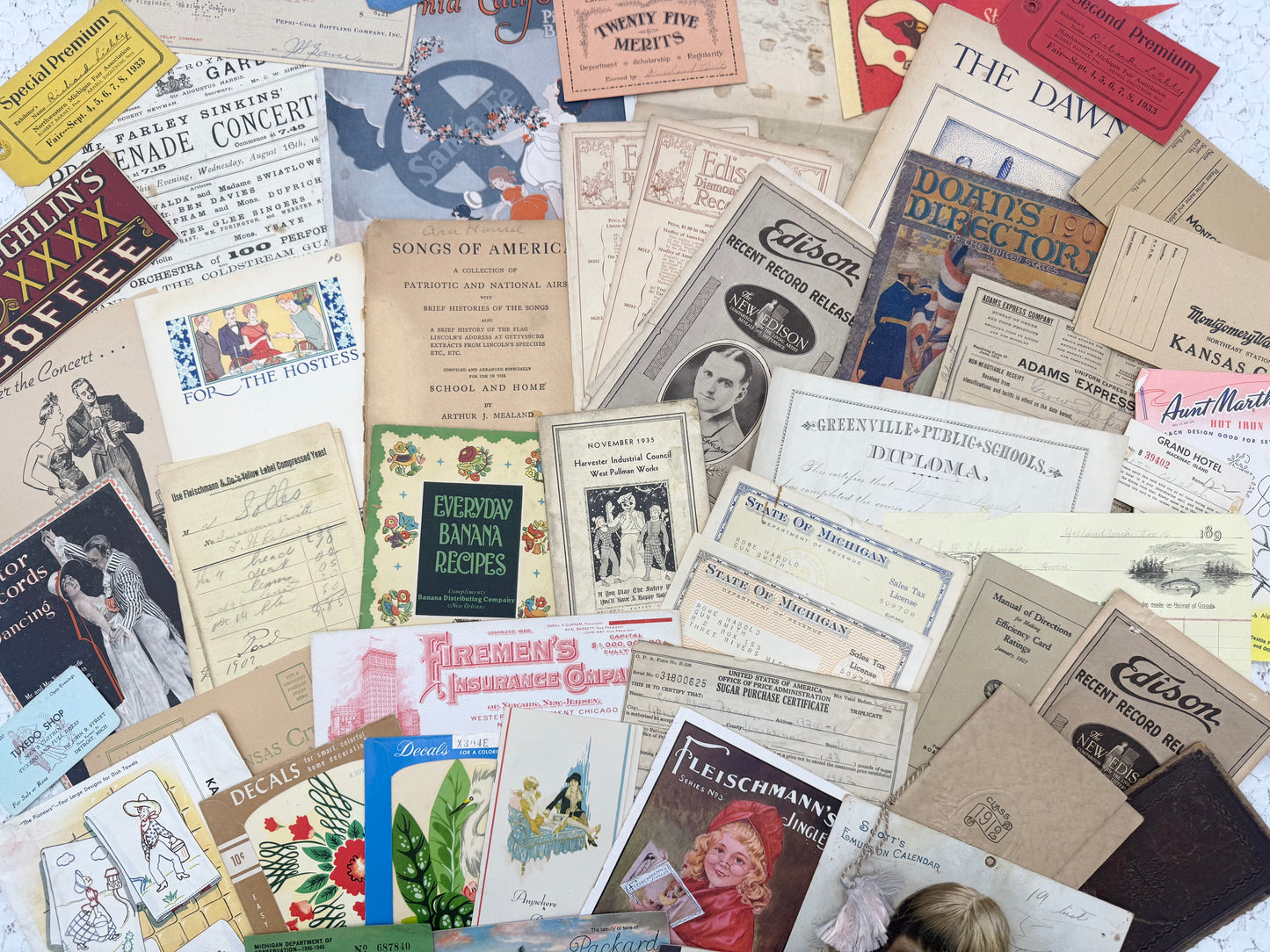 Vintage Ephemera Set