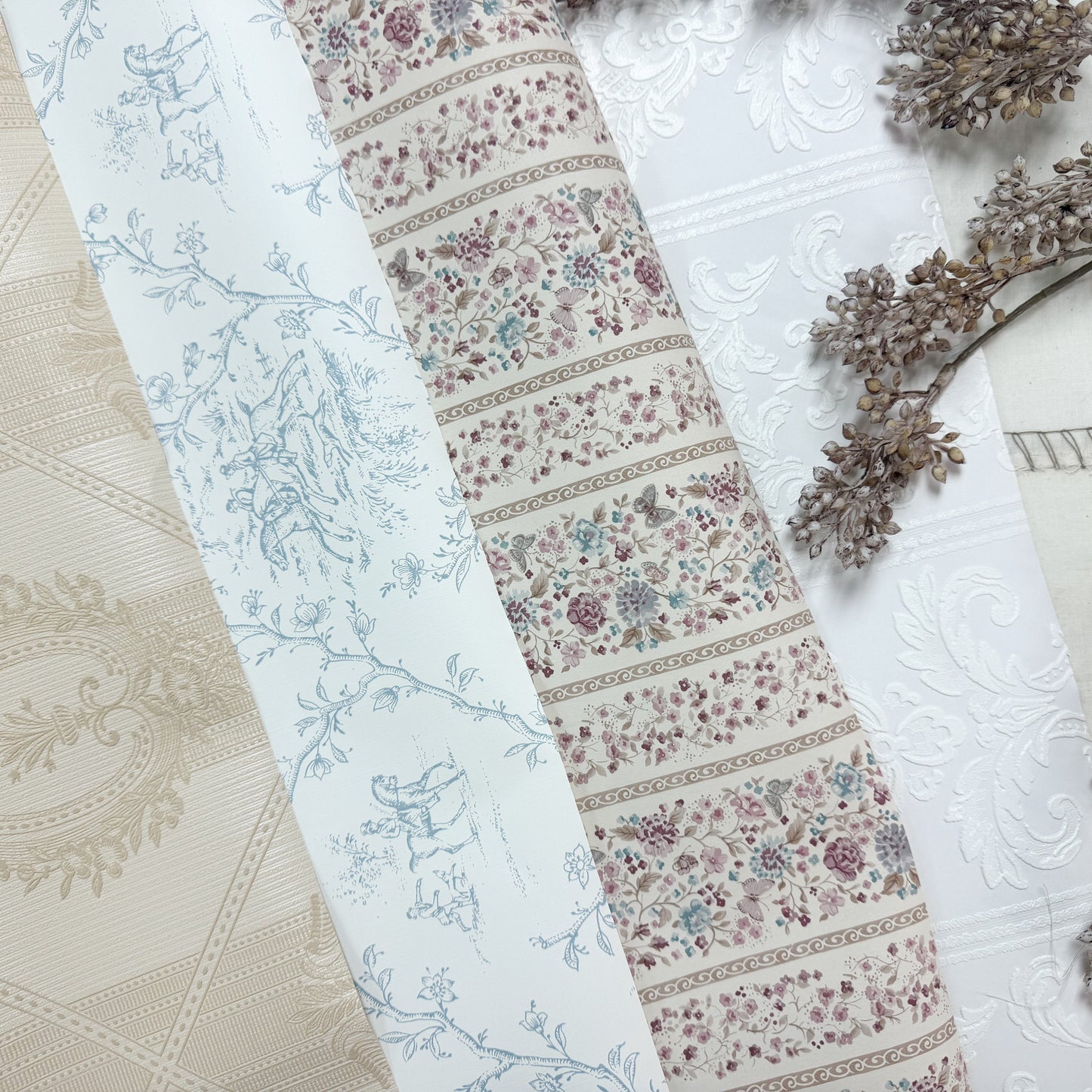 Vintage Wallpaper Set