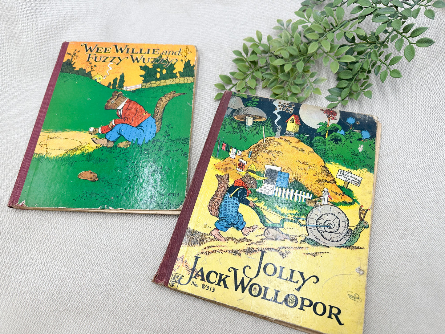 Vintage Children's Books (Set of 2)