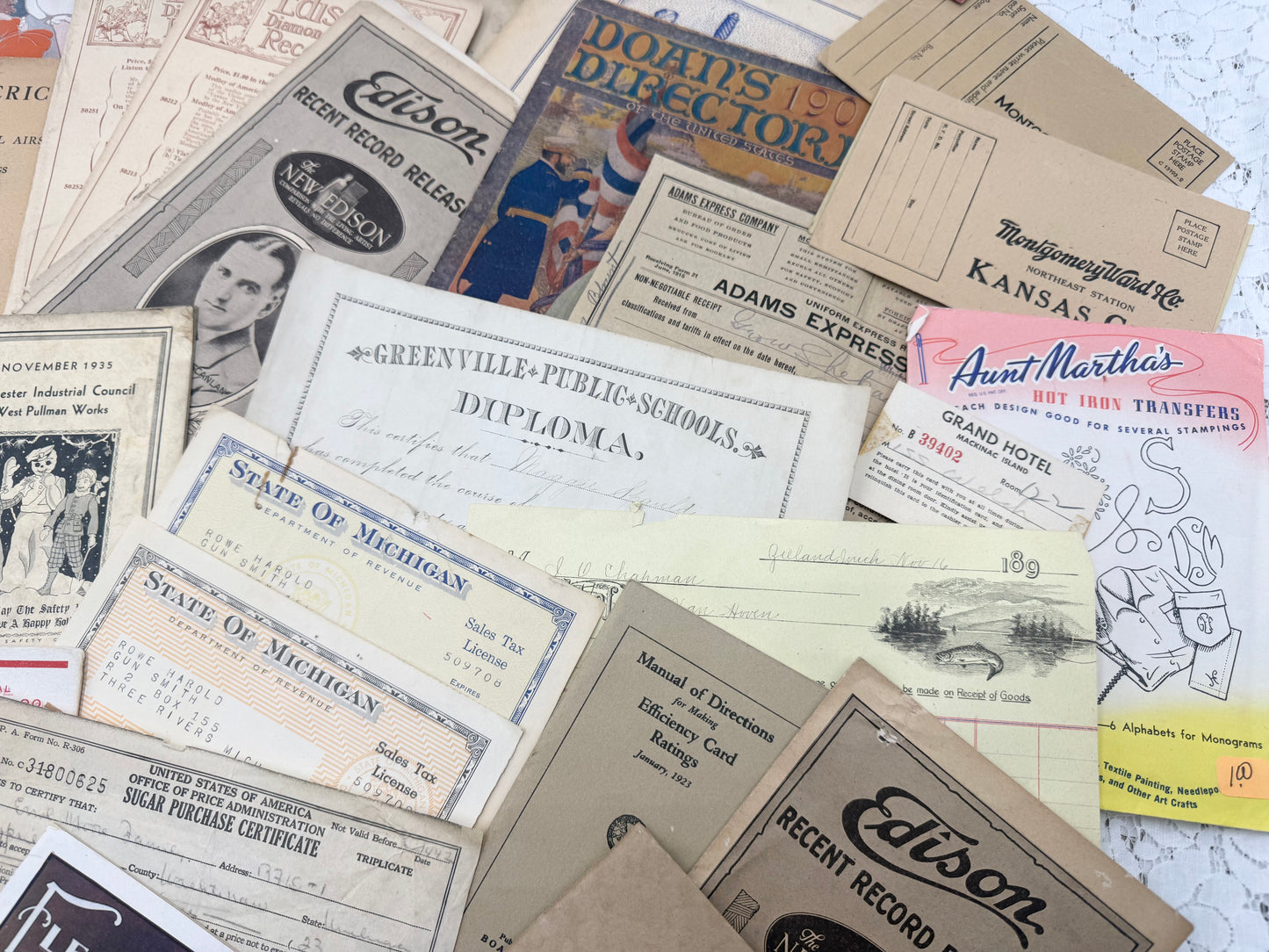 Vintage Ephemera Set