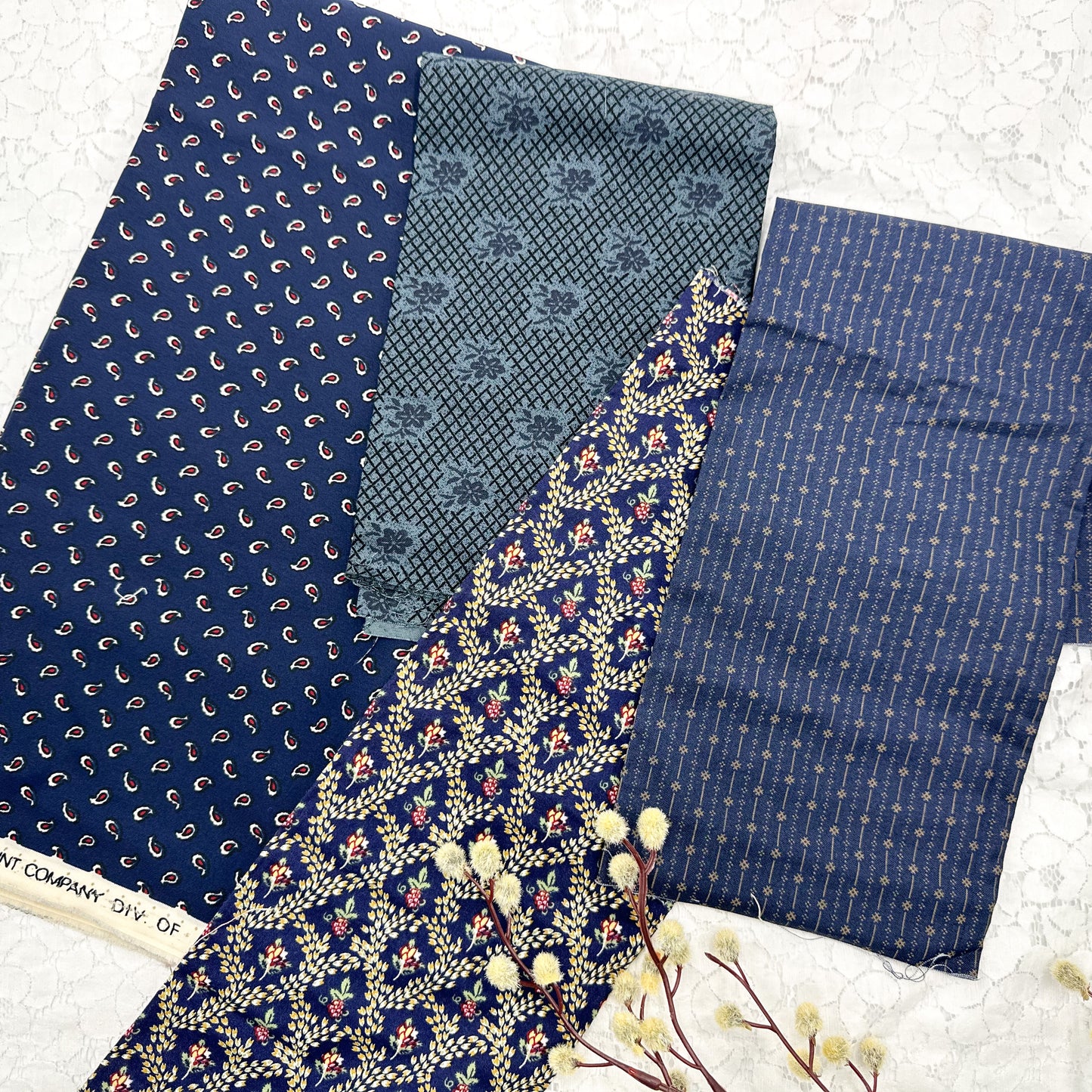Vintage Fabric Set