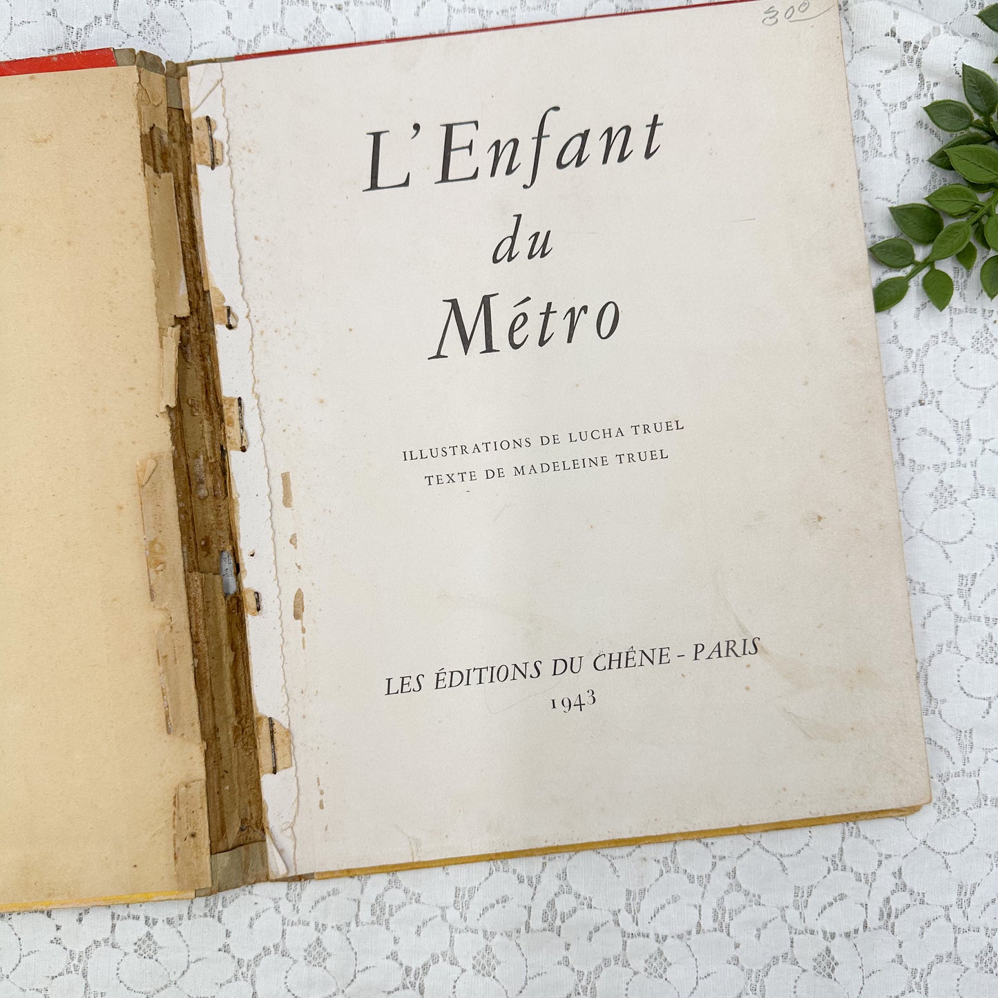 L'enfant Du Metro Book