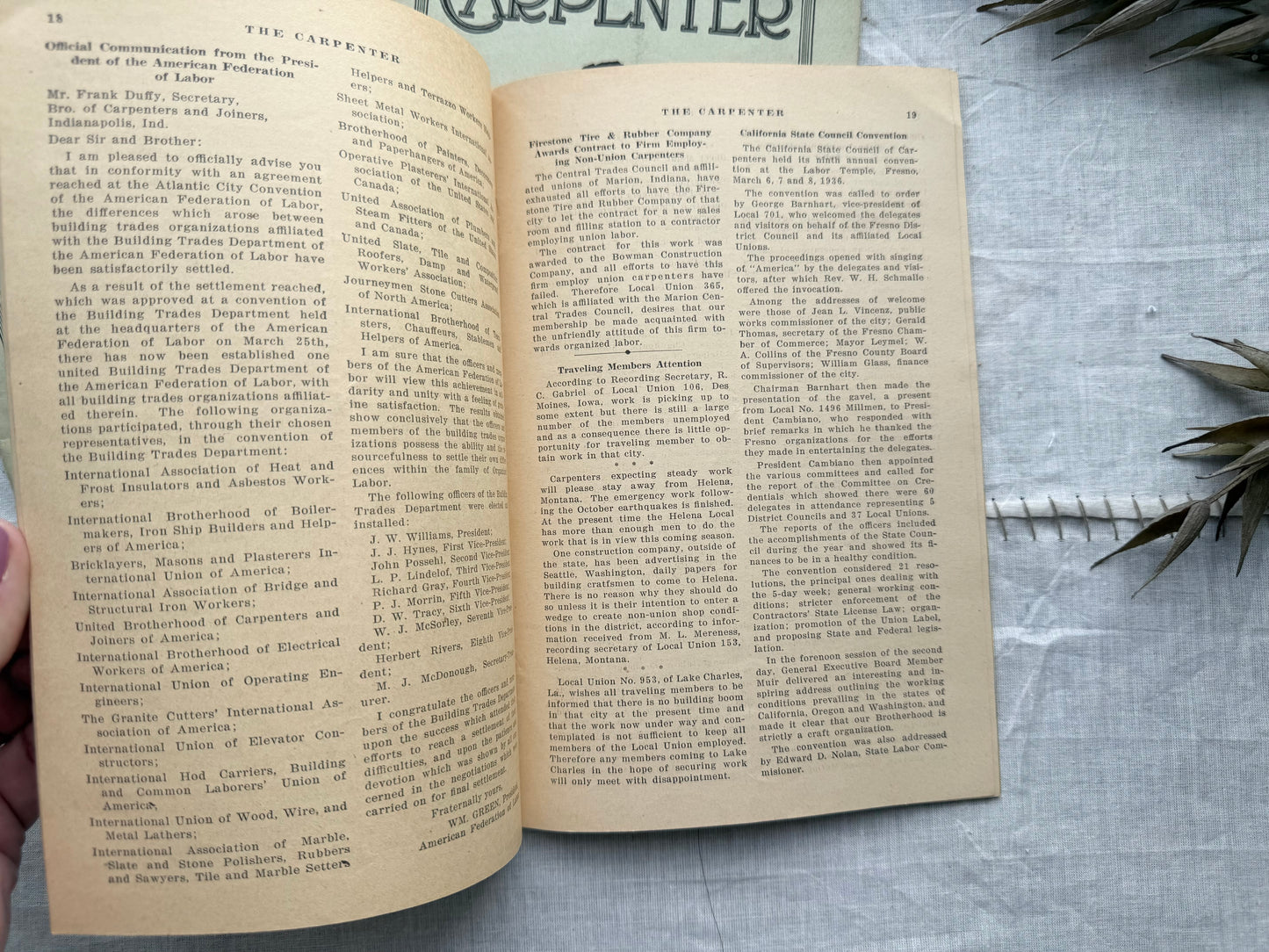 Vintage Carpenter Booklet (Set of 3)