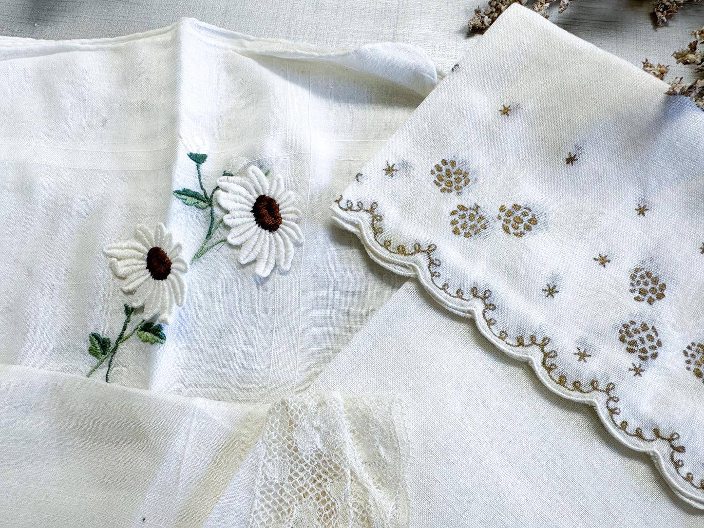 Vintage Hankie Set