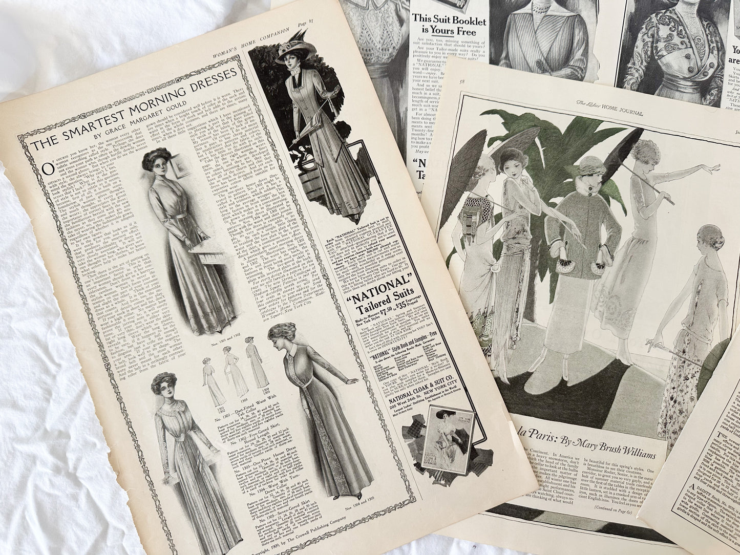 Vintage Fashion Page Set