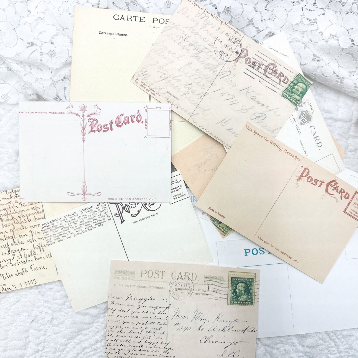 Postcard Project Template- Digital Download