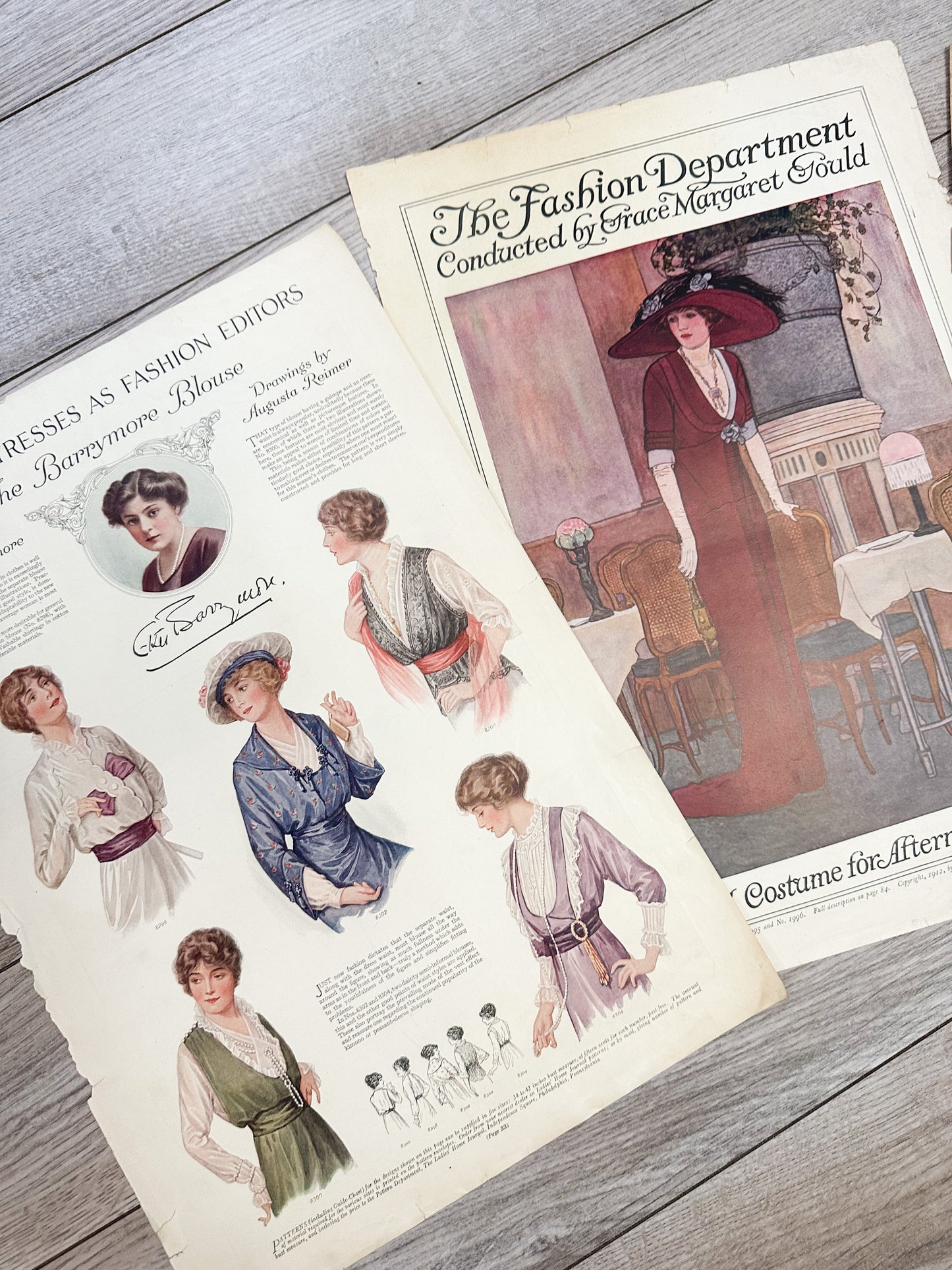Vintage Fashion Prints (Set of 3)