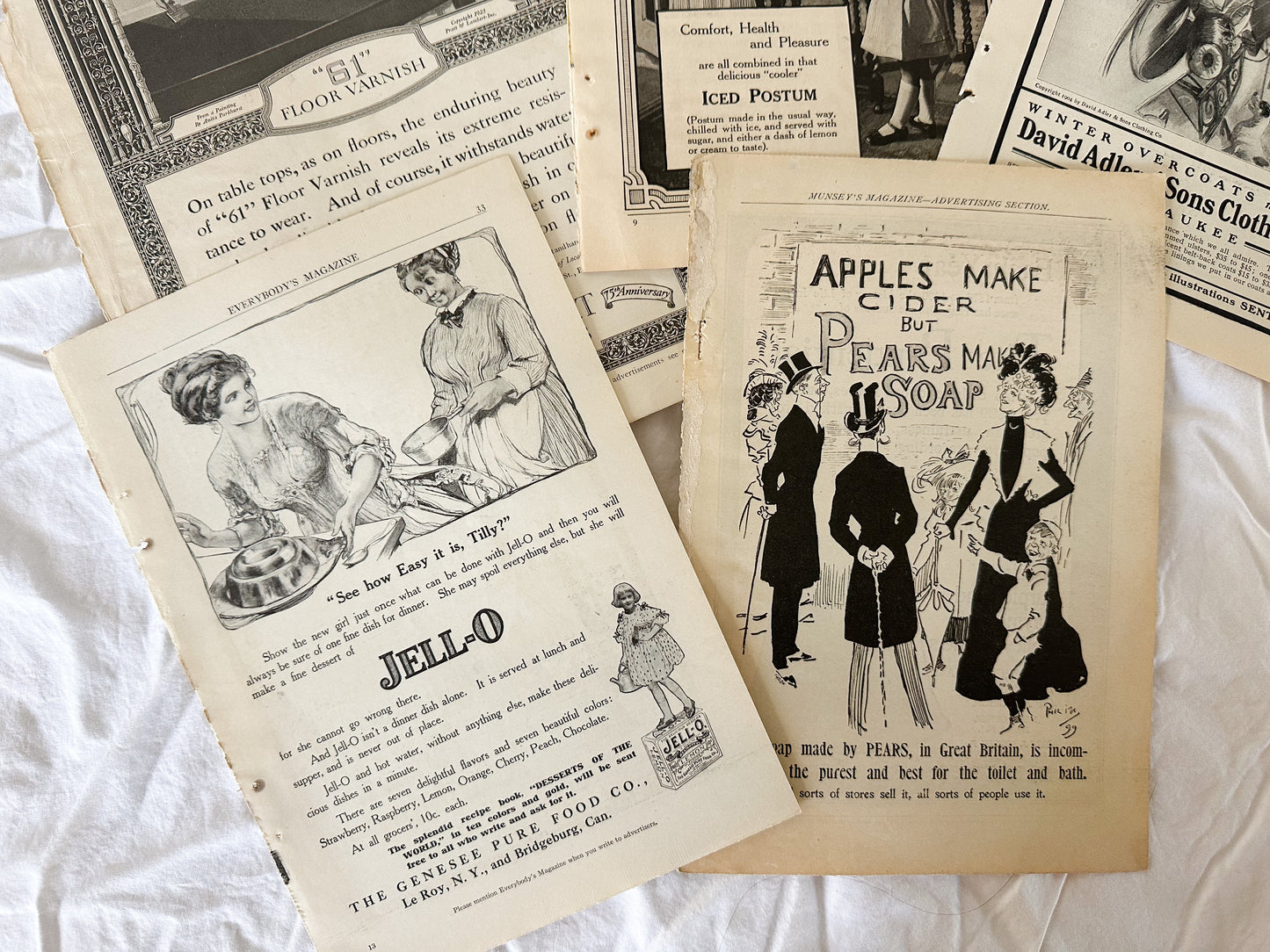 Vintage Ad Print Set