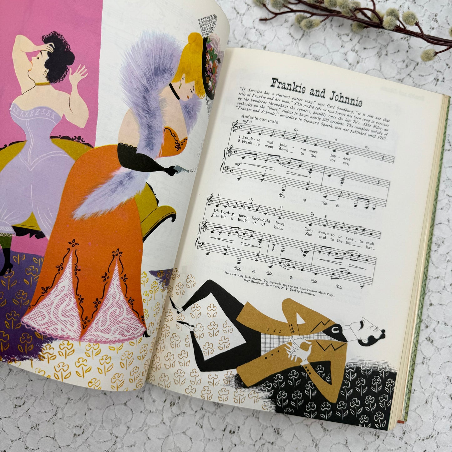 Fireside Music Book with Illustrations