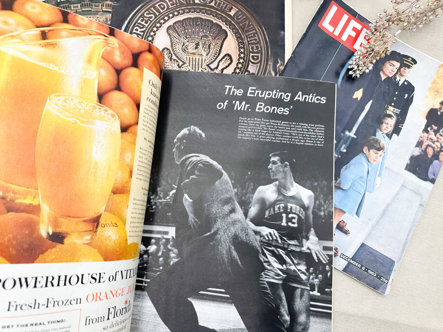 Set of 4 Life Magazines