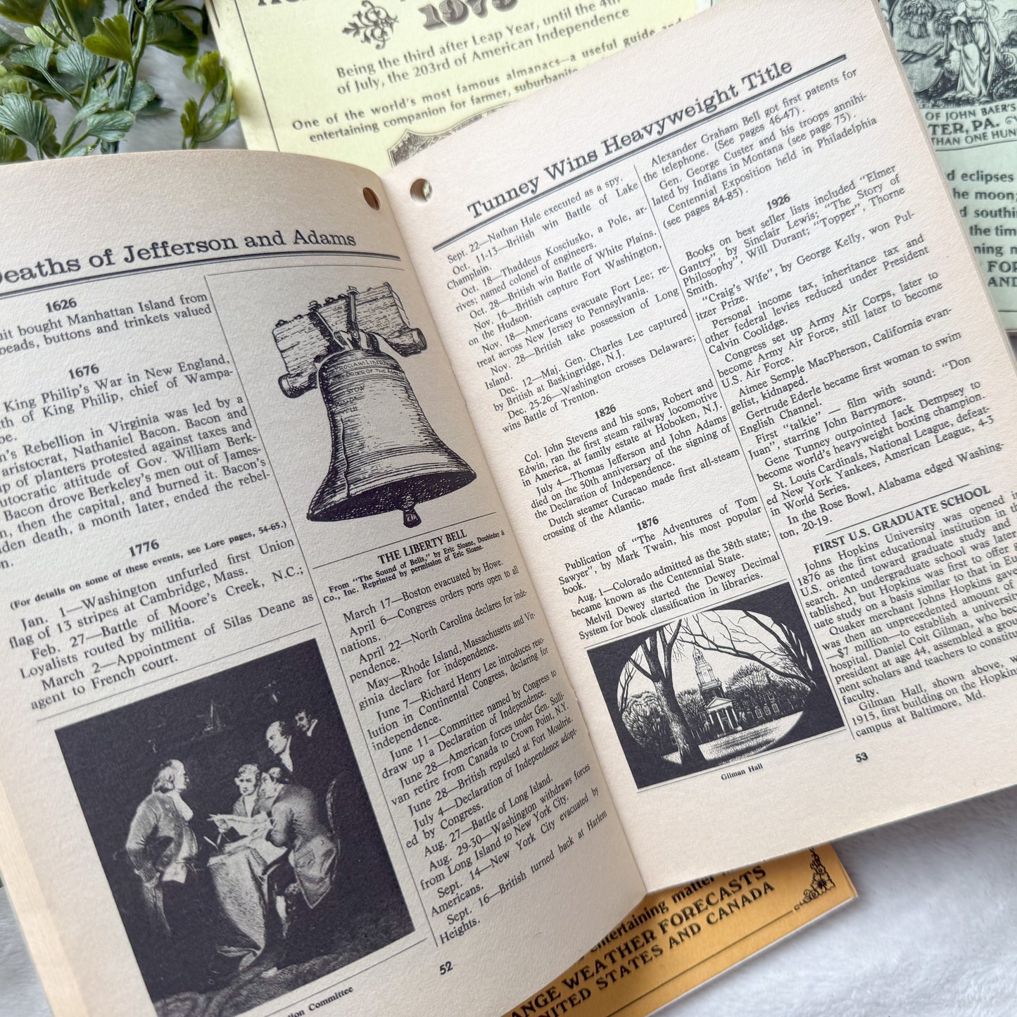 Vintage Almanac Set