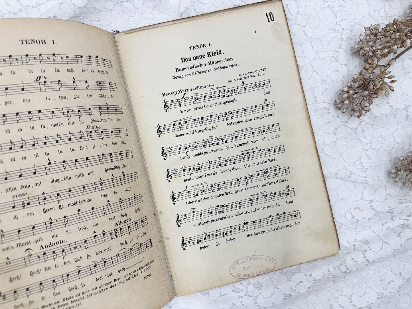 Vintage German Music Book