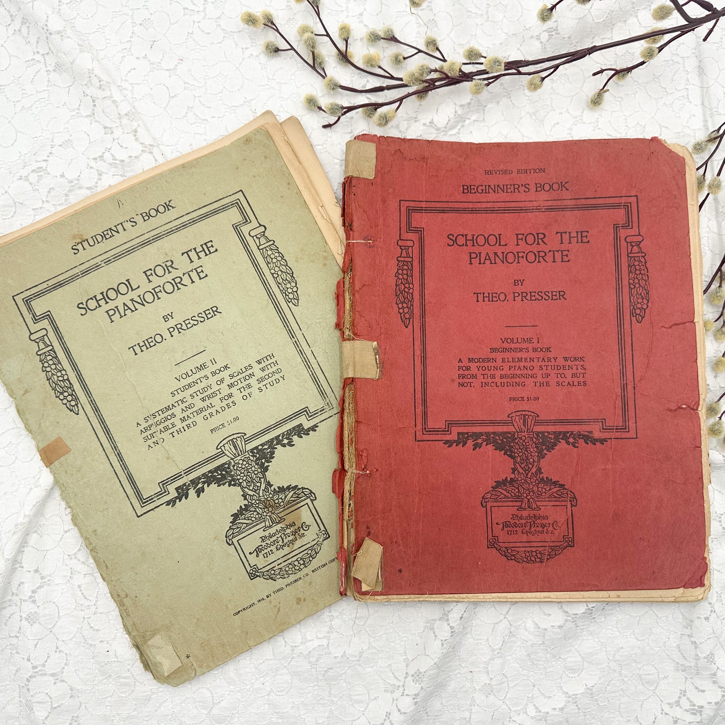 Vintage Music Book Set