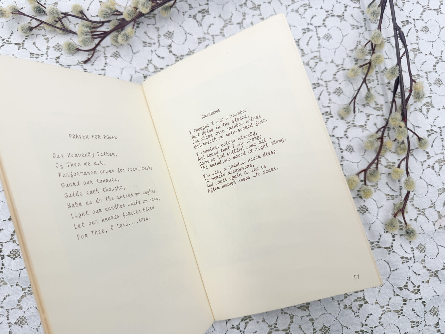 Vintage Poetry Book