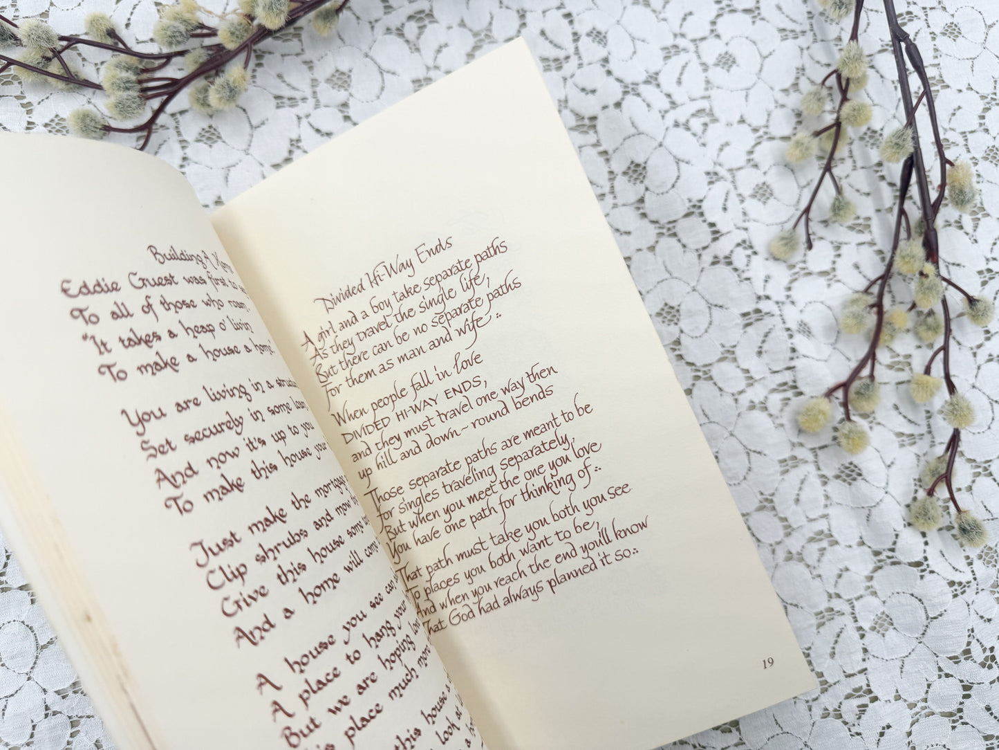 Vintage Poetry Book