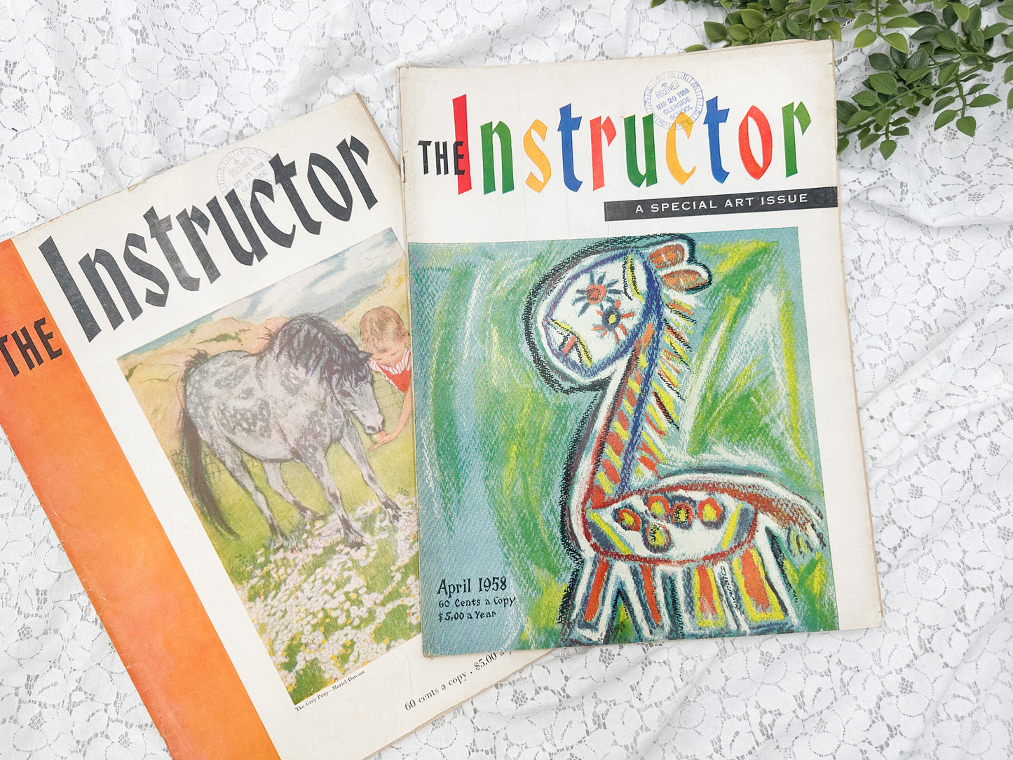 Vintage Instructor Magazine (Set of 2)