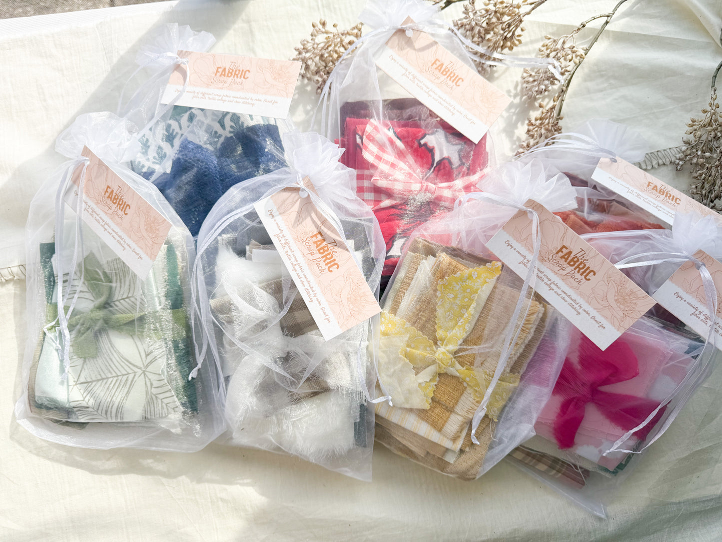 Fabric Scraps by Color
