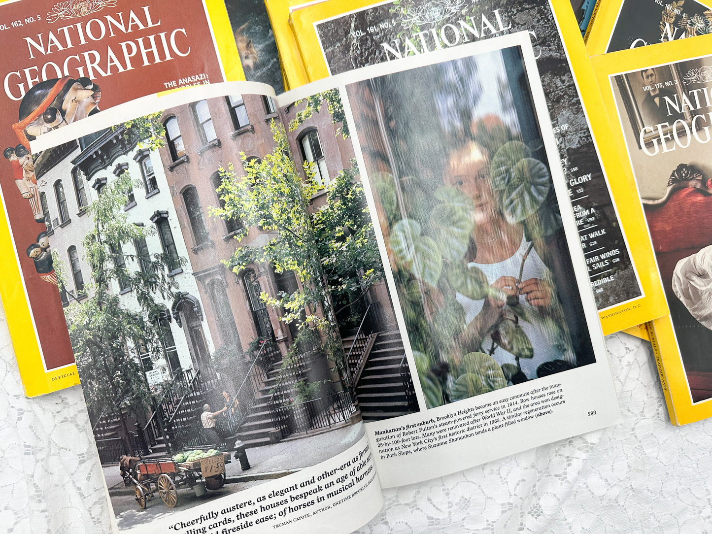 1980's National Geographic Magazine Set of 5