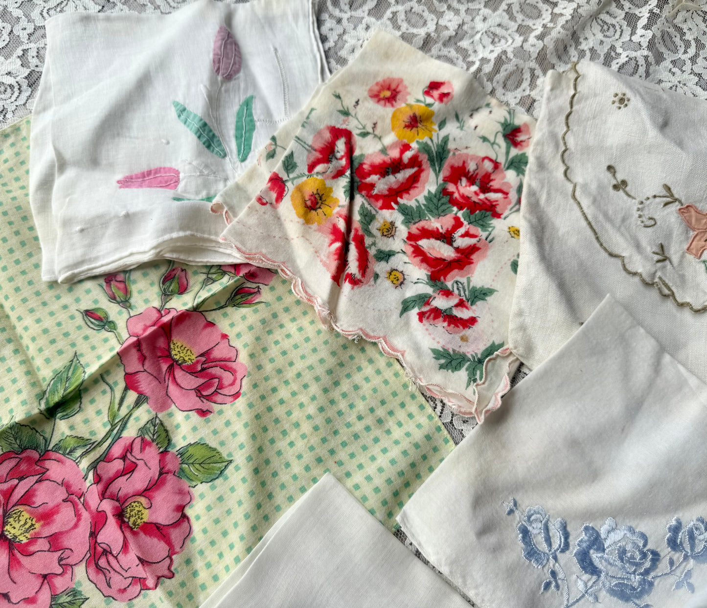 Vintage Hankie Set