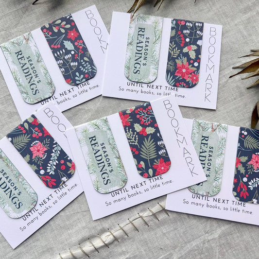 Christmas Magnet Bookmarks- Season's Readings