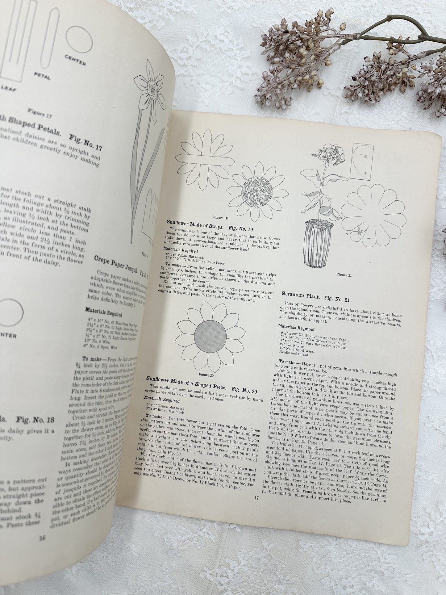 Vintage School Crafts and Projects