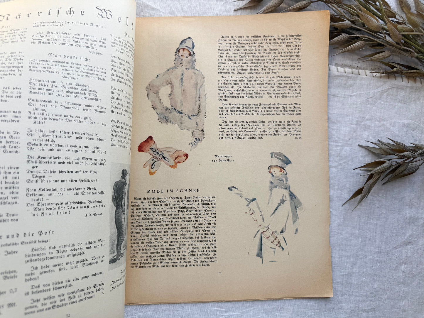 Vintage German Magazine