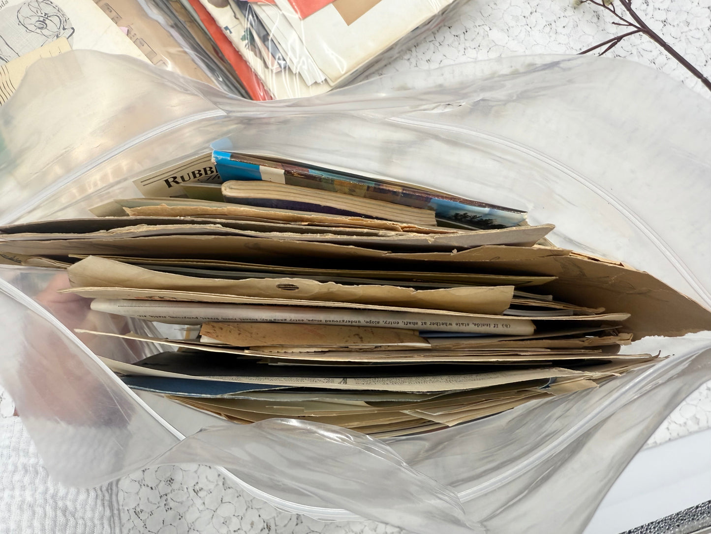 LARGE Vintage Ephemera Packs (14x14 inch bags)
