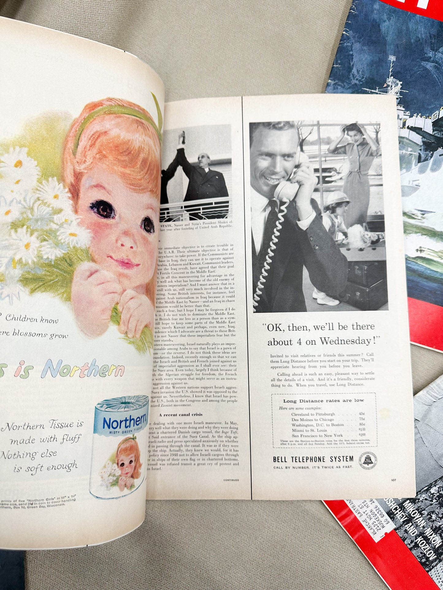 Set of Three Life Magazines
