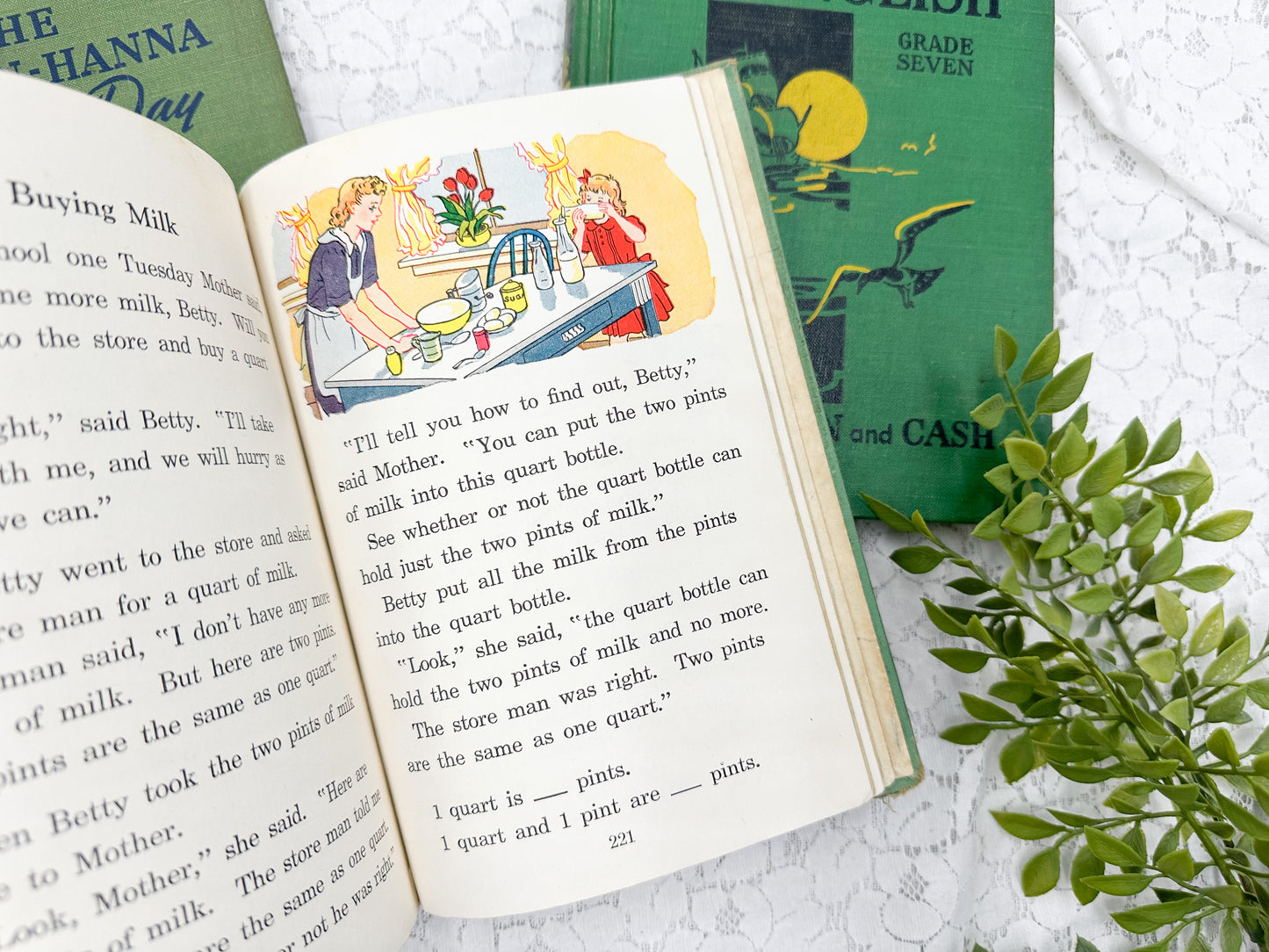 Vintage Textbooks (Set of 3)