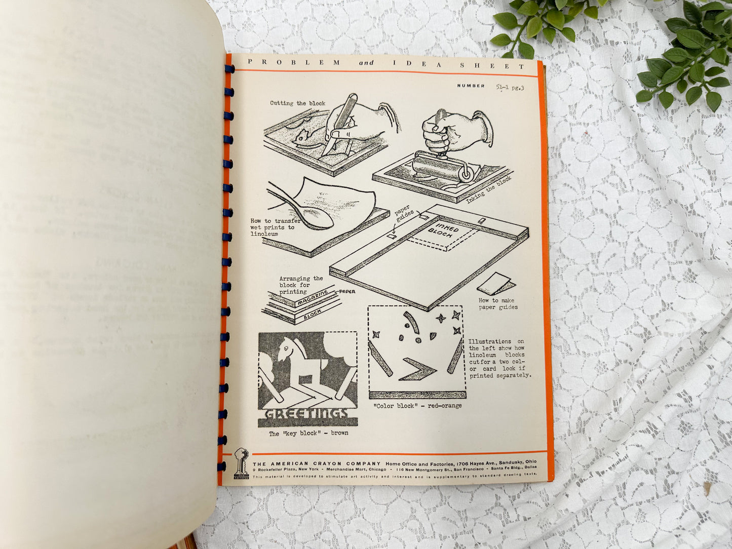 Problem and Ideas Book (Three Available)