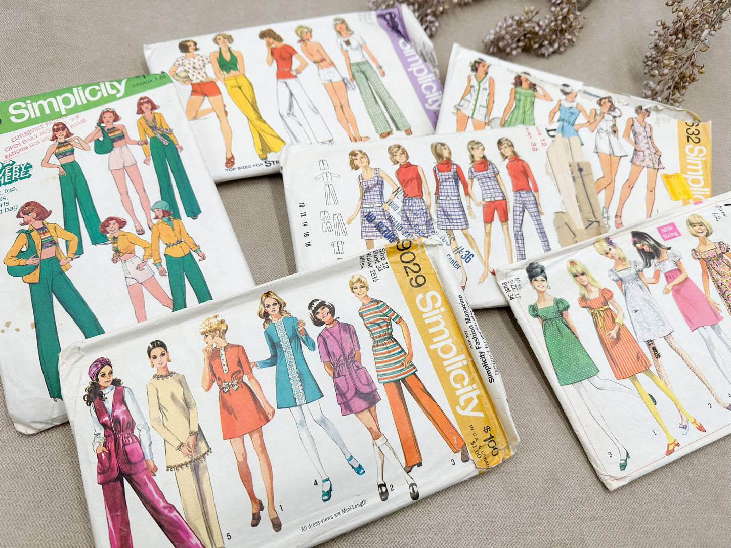 Set of Vintage Patterns
