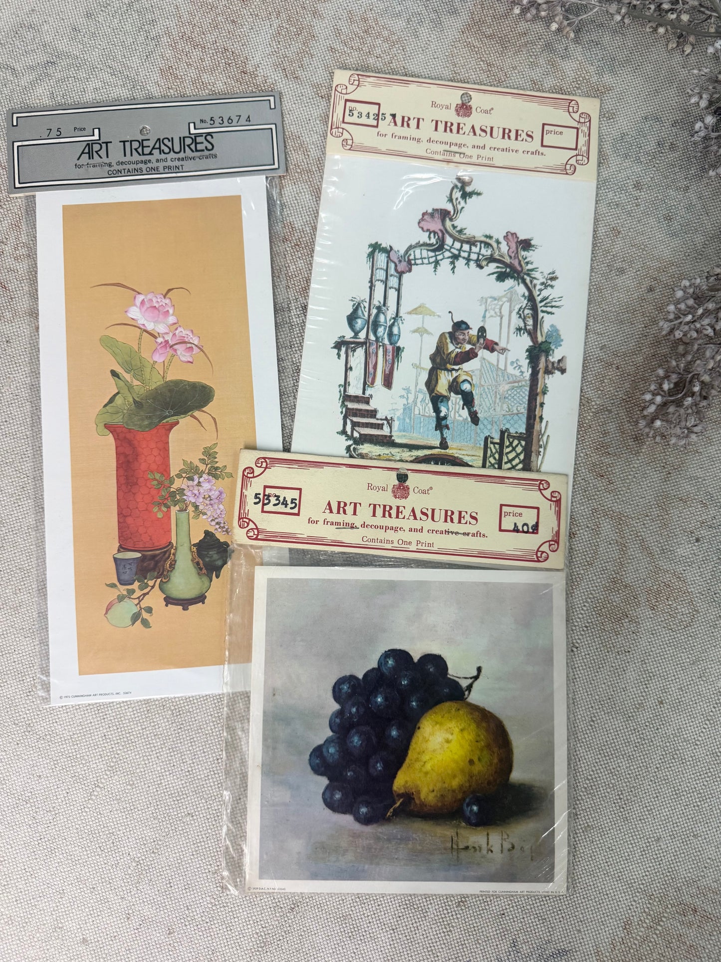 Vintage Print Set