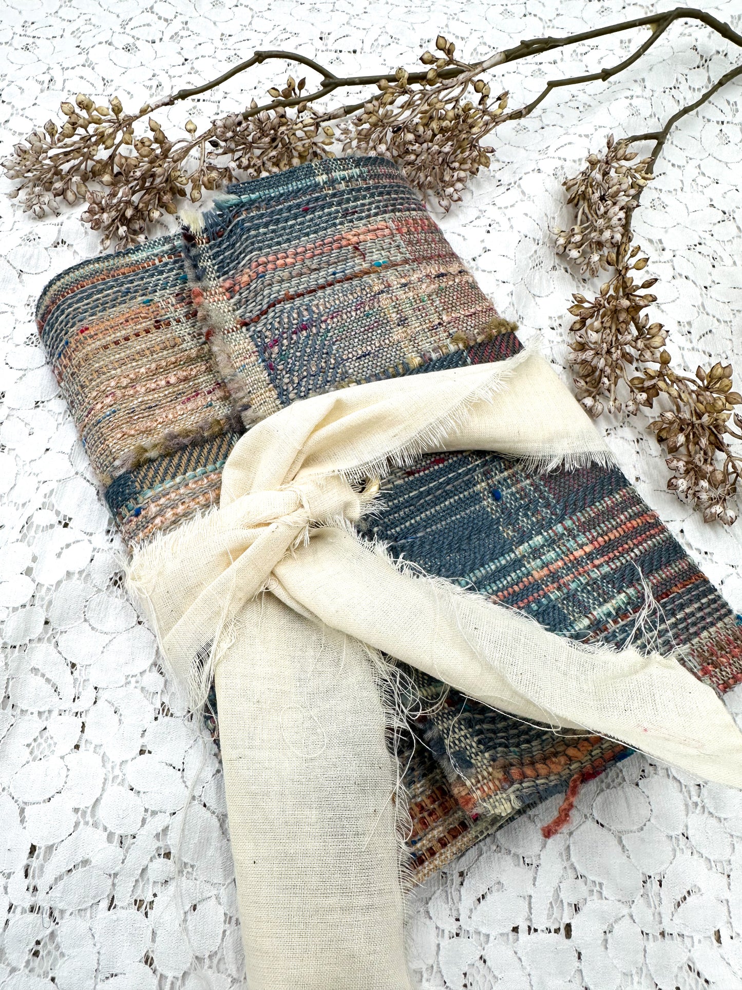 Journal Cover- Handmade with Vintage Fabrics