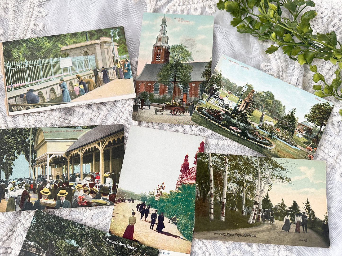 Vinage Postcard Set