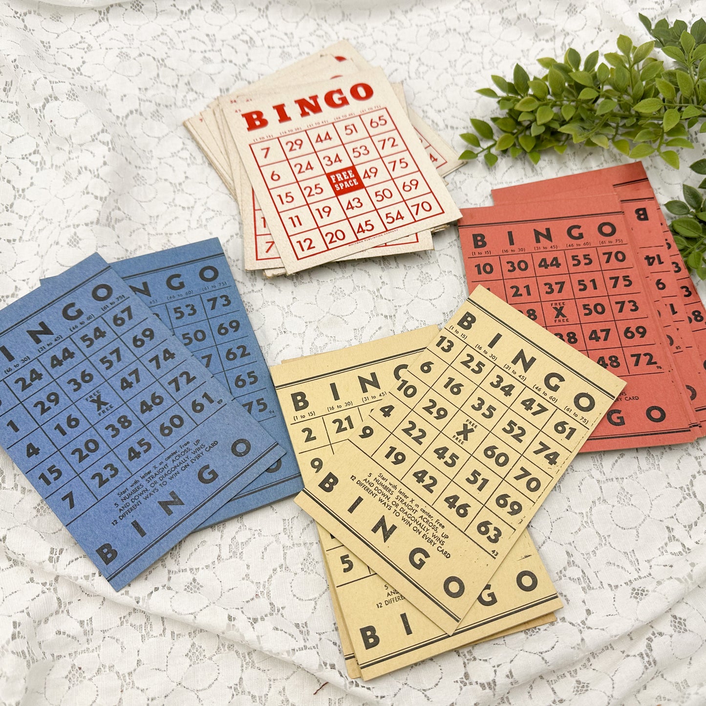 Vintage Bingo Cards