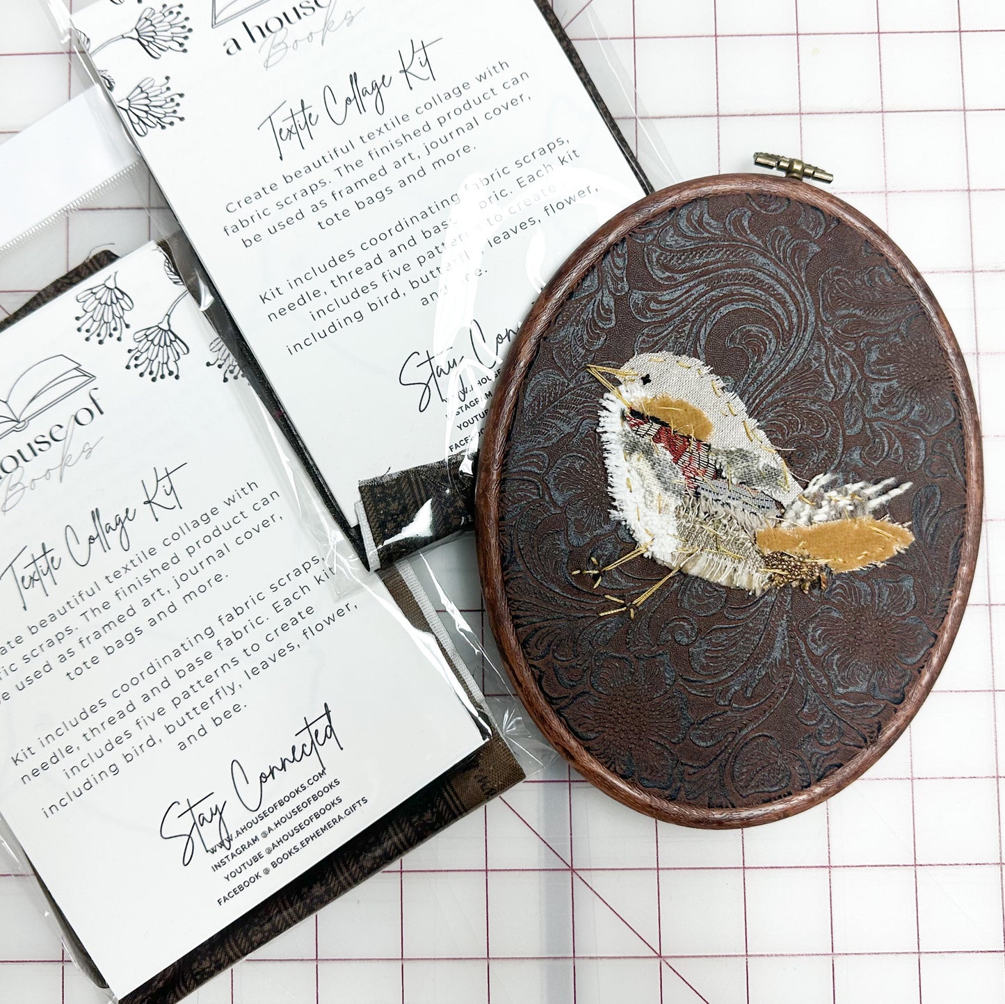 Textile Collage Kit (5 Designs)