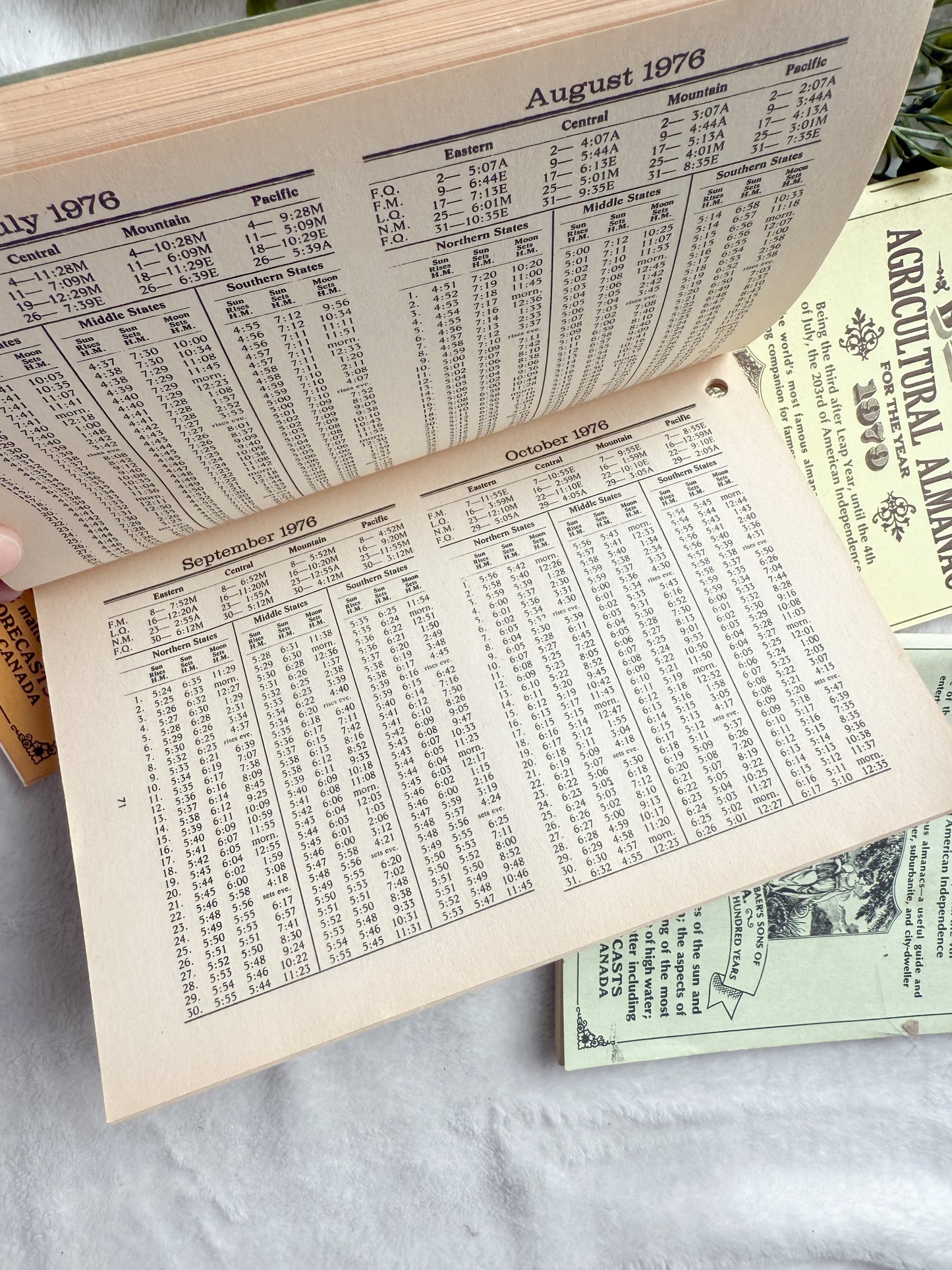 Vintage Almanac Set