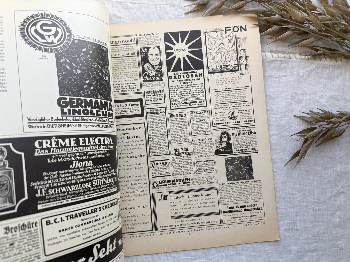 Vintage German Magazine