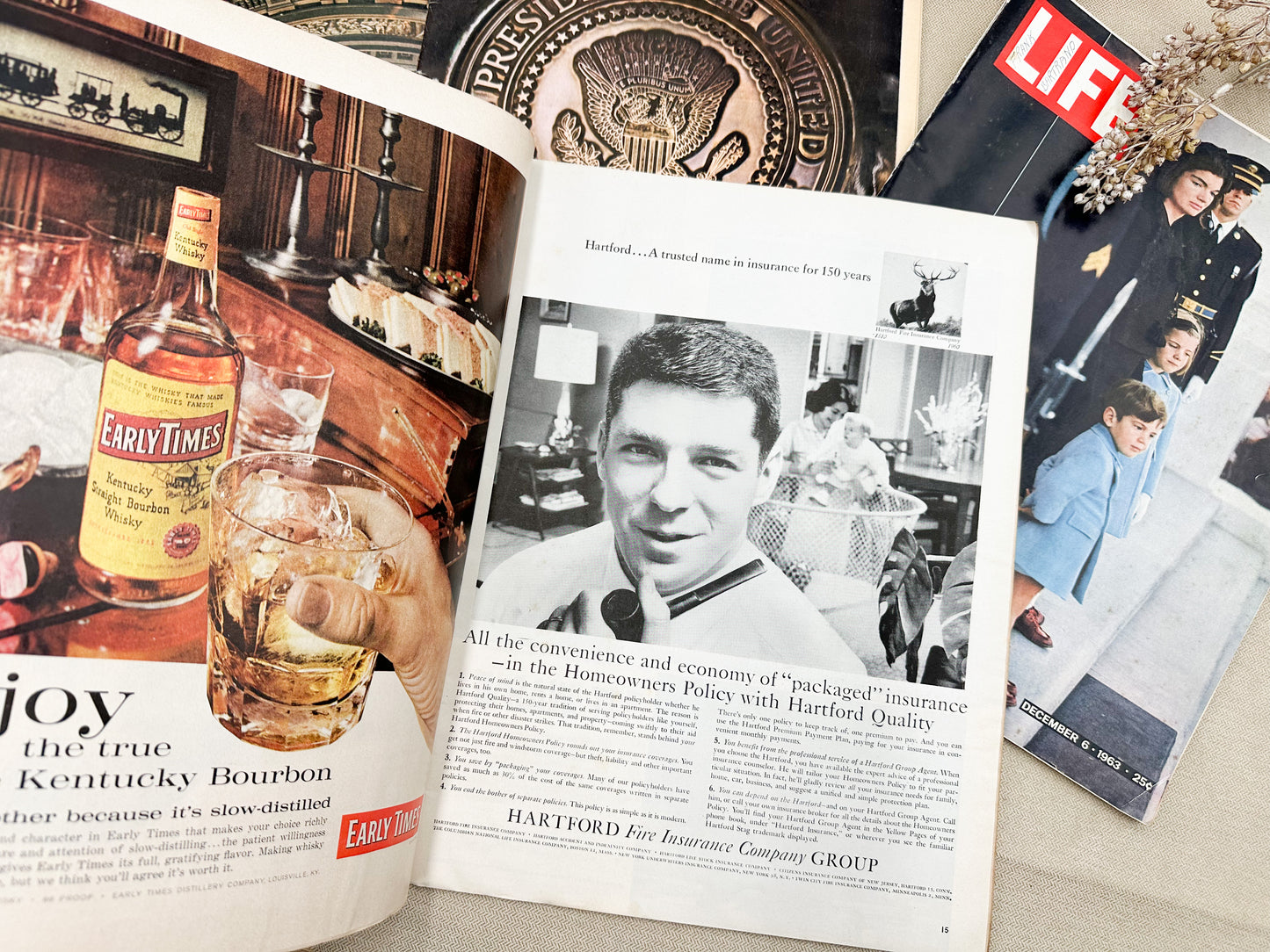 Set of 4 Life Magazines