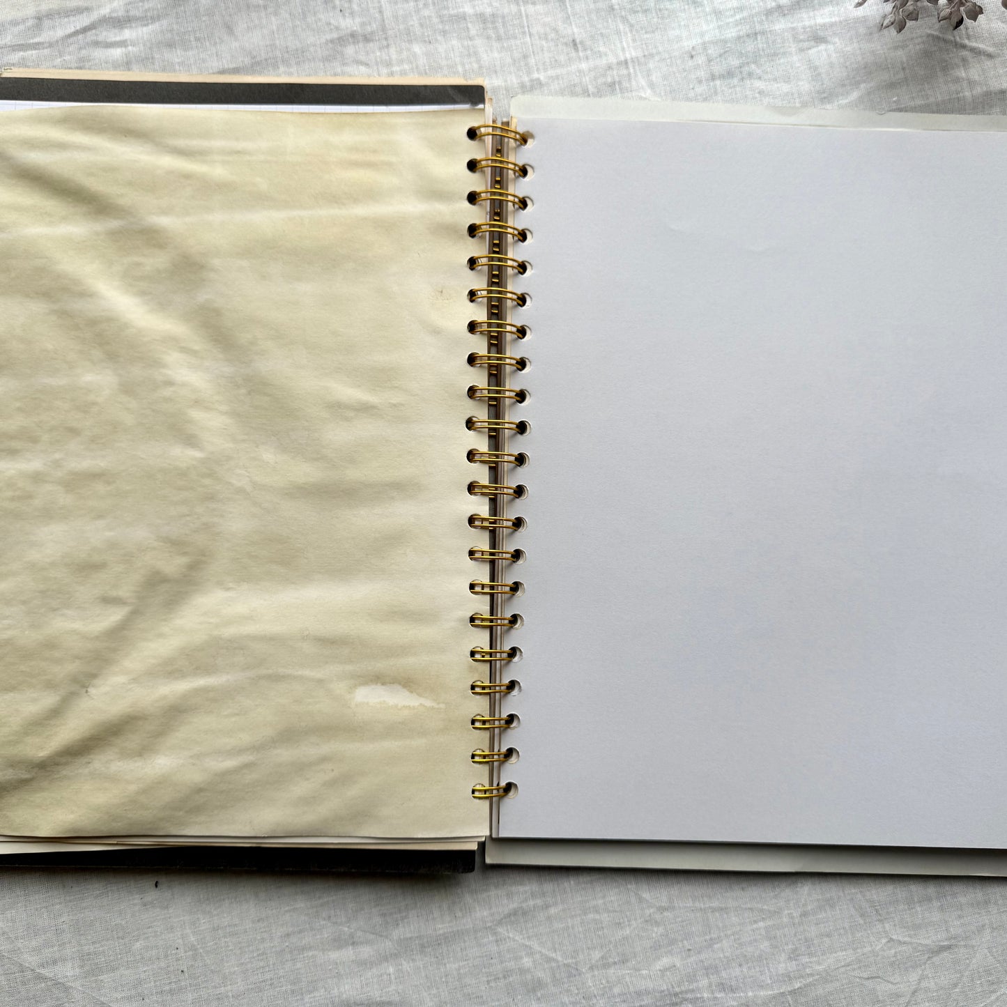 Vintage Mixed Media Journal- 9x12 inches