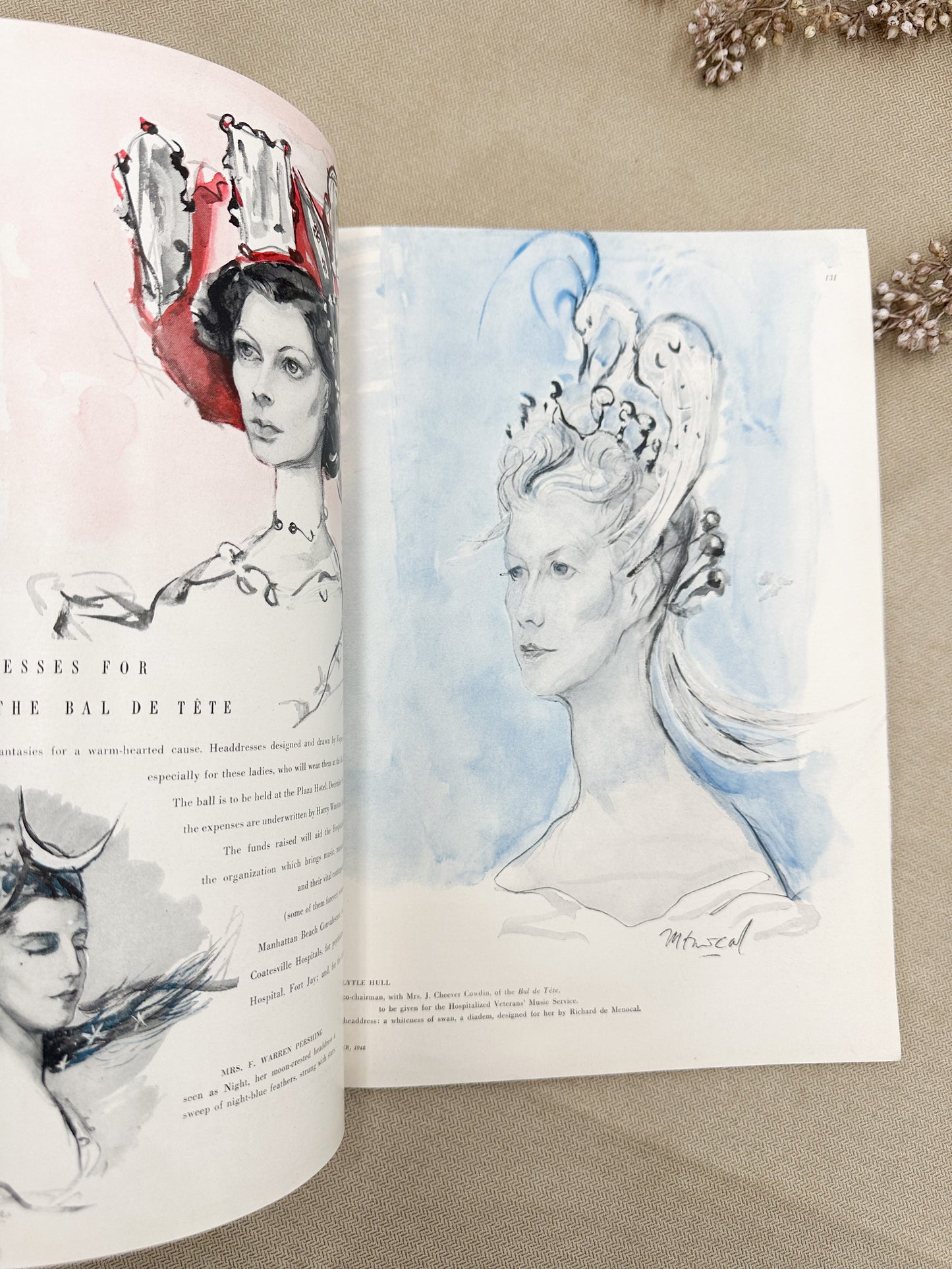 Vintage Vogue Magazine (204 pages)