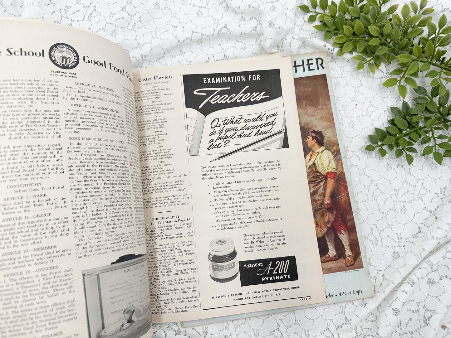 The Vintage Grade Teacher (Set of Two)